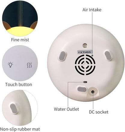 Koala USB Diffuser, 160Ml Cute Portable Travel Diffuser for Essential Oils, Mini Cool Mist Humidifier for Kids Children Home Bedroom